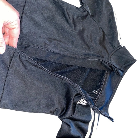 Adidas Baby Clothes Black White Classic Stripe Track Jacket light Baby Jacket - Picture 10 of 10